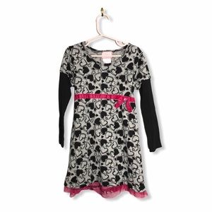 Sophie Fae | Gray black Heart Pattern Dress Tulle